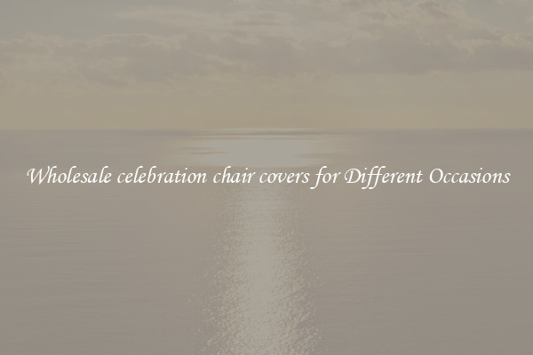 Wholesale celebration chair covers for Different Occasions