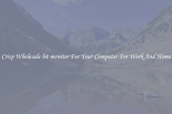 Crisp Wholesale bit monitor For Your Computer For Work And Home