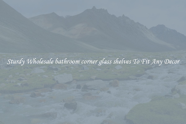 Sturdy Wholesale bathroom corner glass shelves To Fit Any Decor