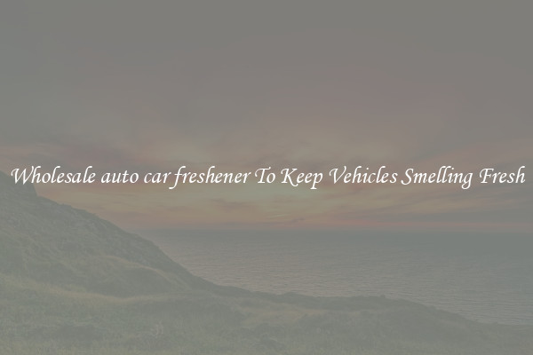 Wholesale auto car freshener To Keep Vehicles Smelling Fresh