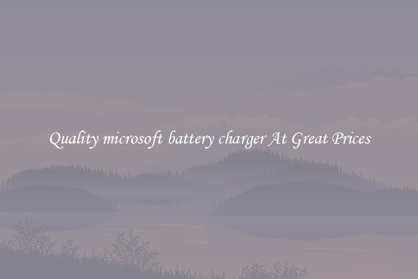 Quality microsoft battery charger At Great Prices