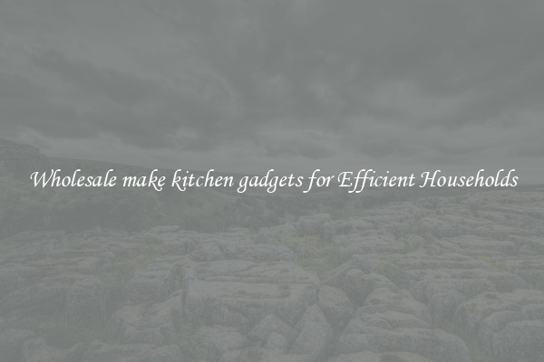 Wholesale make kitchen gadgets for Efficient Households